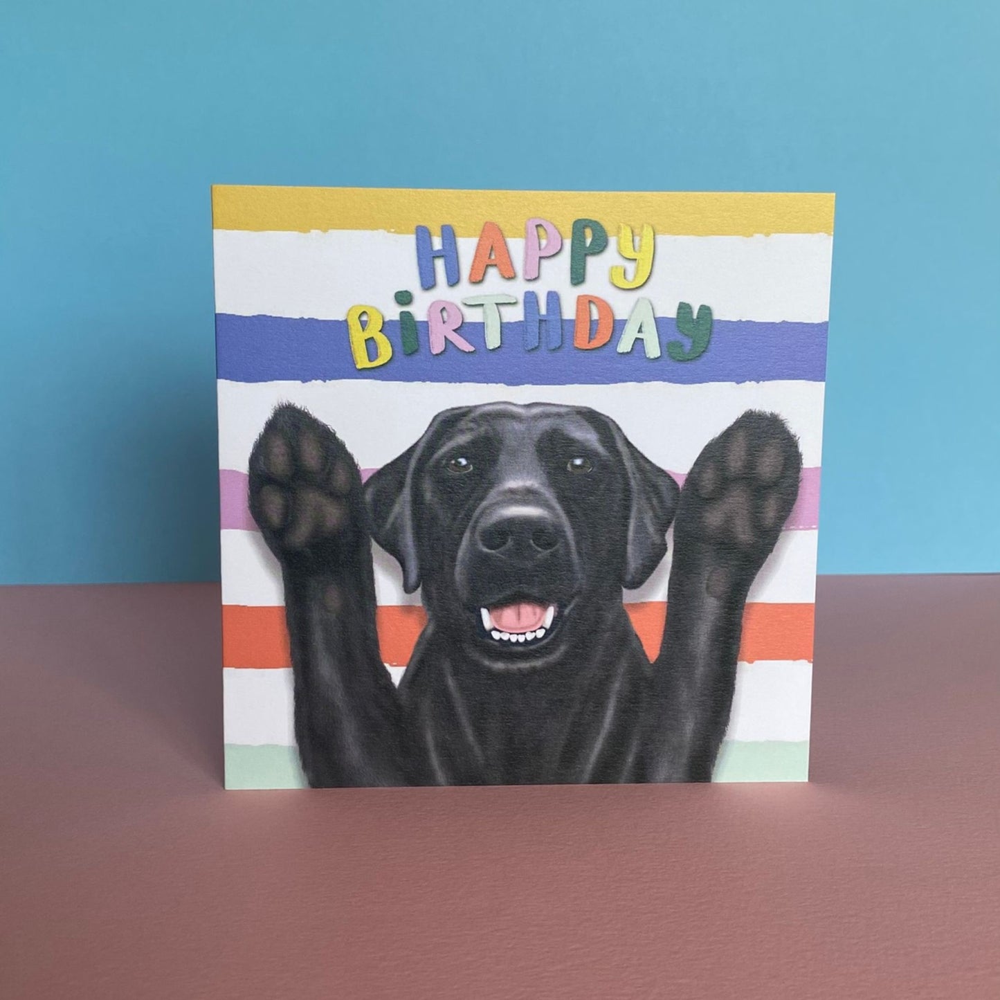 Black Labrador Dog Birthday Card | Funny Dog Card