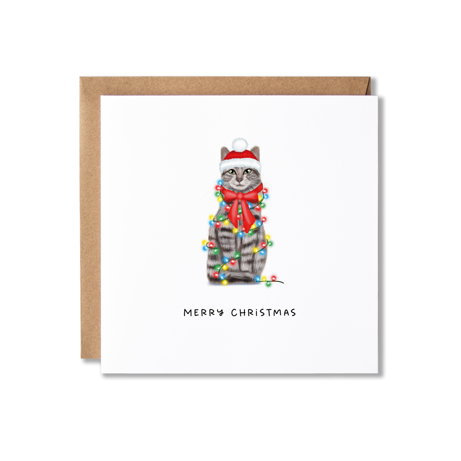 A Rare Breed Cat Christmas Card - Just The Two Of Us' UK Made Xmas