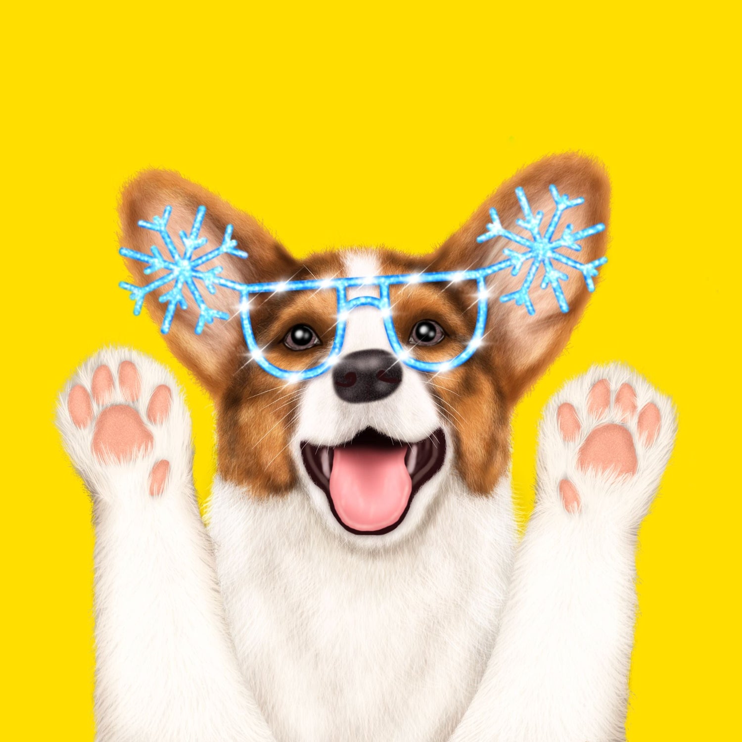 Christmas Paws Up