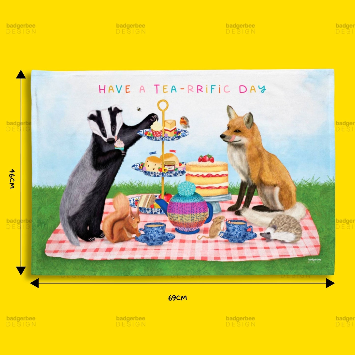 Afternoon Tea Tea Towel