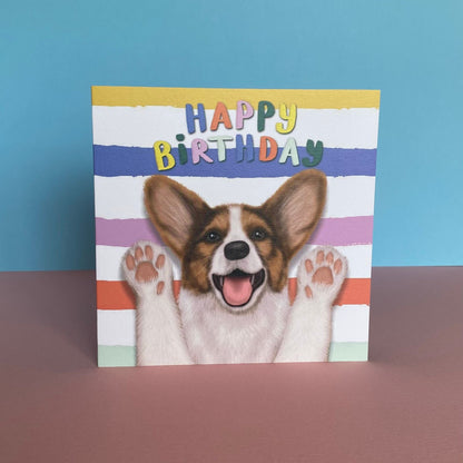 Corgi Dog Birthday Card  | Funny Dog Card