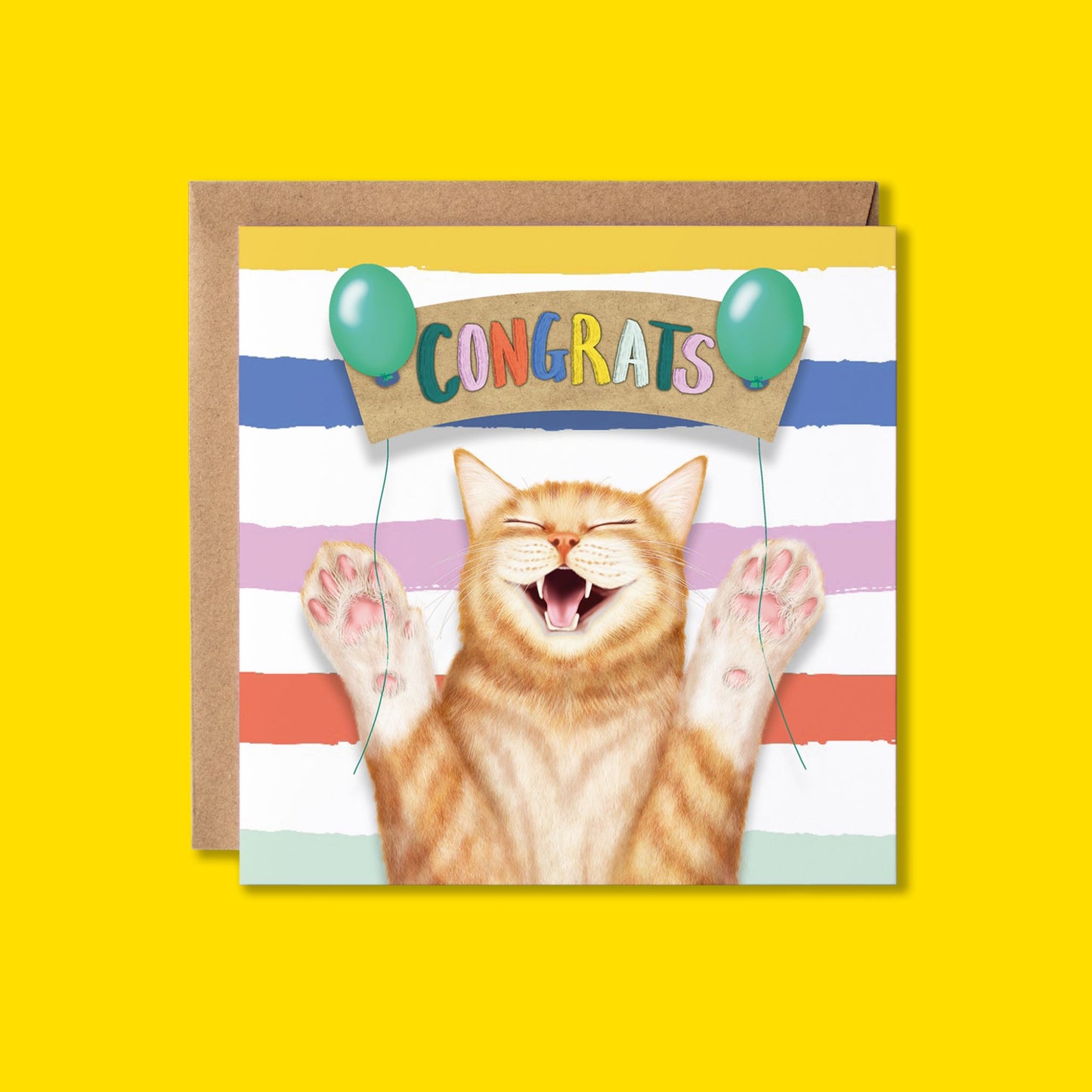 Congratulations Card | Ginger Cat | Wedding | Engagement | Results
