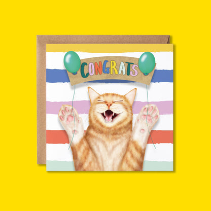 Congratulations Card | Ginger Cat | Wedding | Engagement | Results
