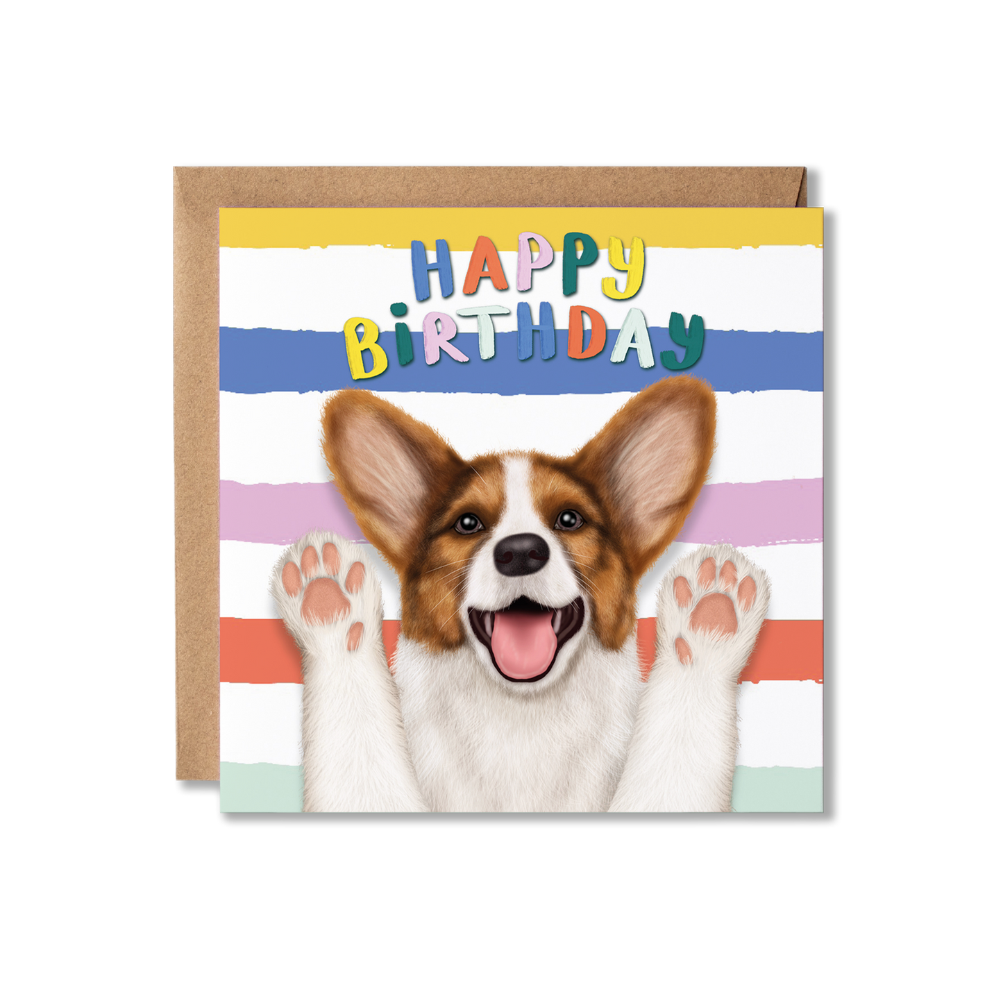 Funny Corgi Dog Birthday Card