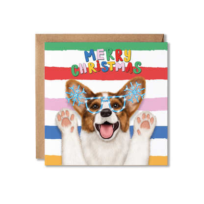 Corgi Dog Christmas Card | Funny Dog Card