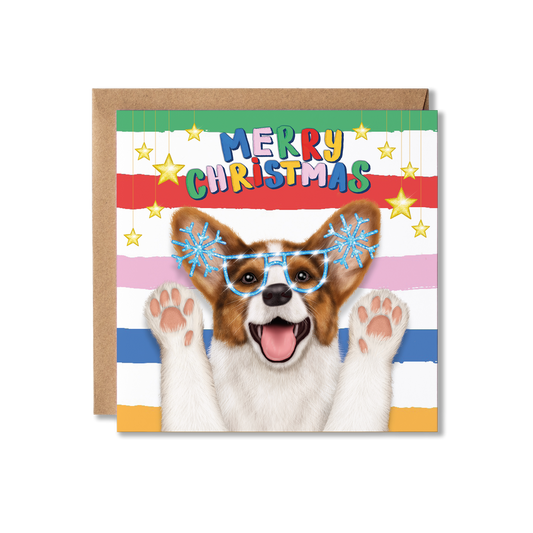 Corgi Dog Christmas Card | For Pet owner