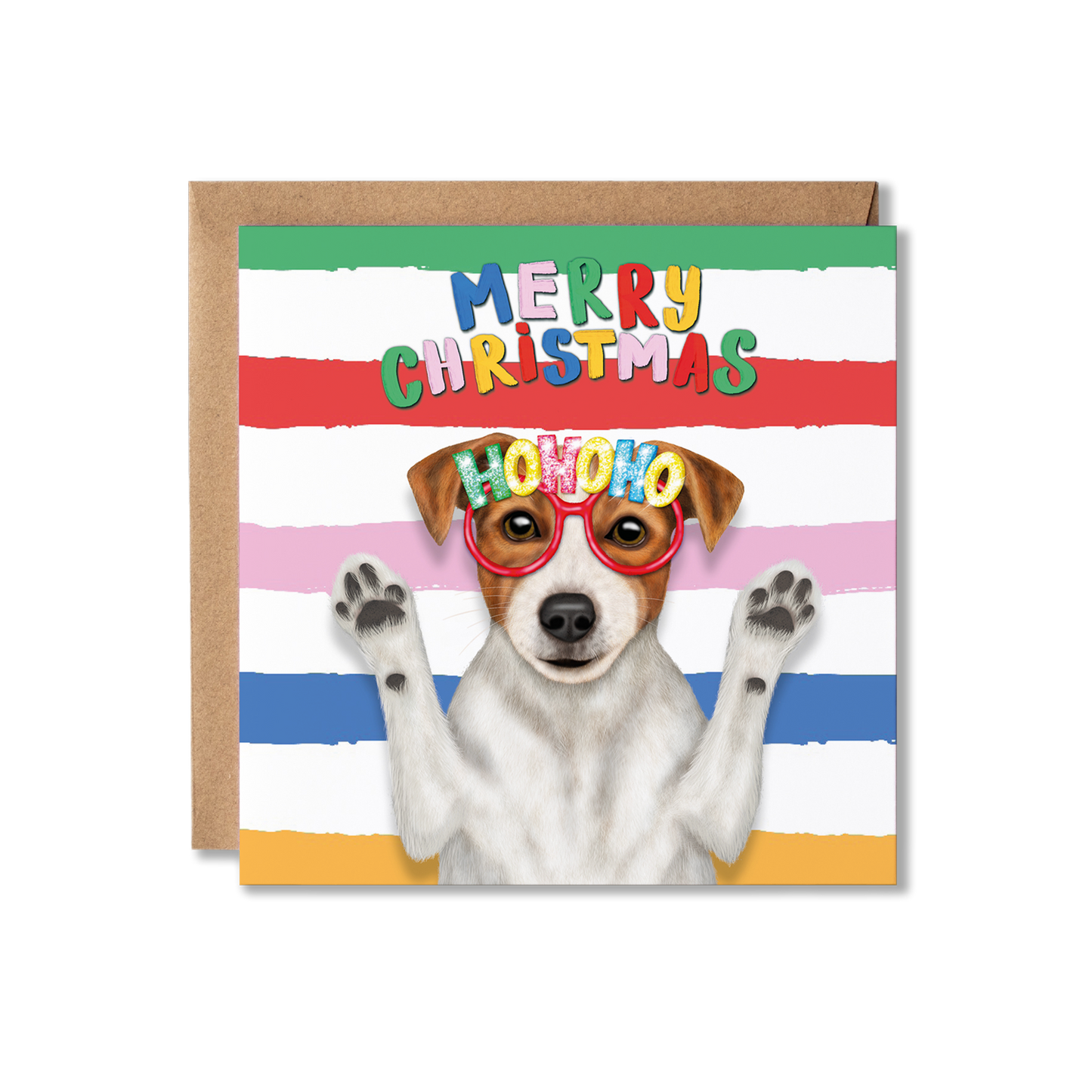 Jack Russell Dog Christmas Card | Funny Dog Card