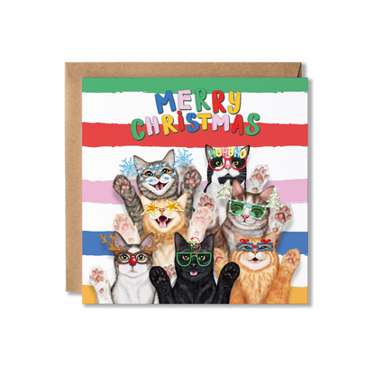 Funny Cats Christmas Card | Merry Christmas