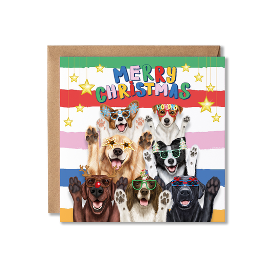 Funny Dogs Christmas Card | For dog lovers