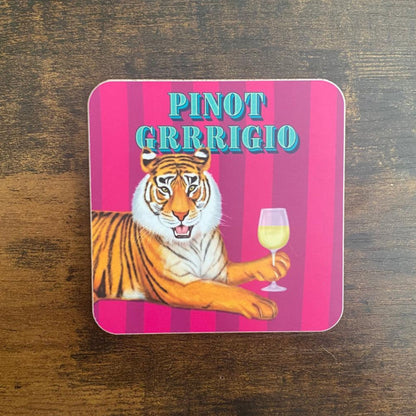 Pinot Grrrigio Wine Coaster