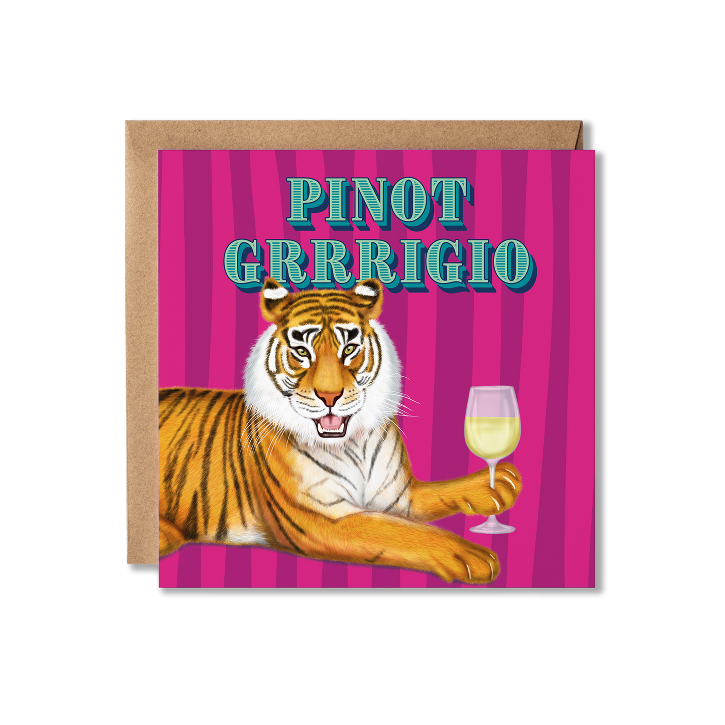 Wineimals Pinot Grrrigio Card